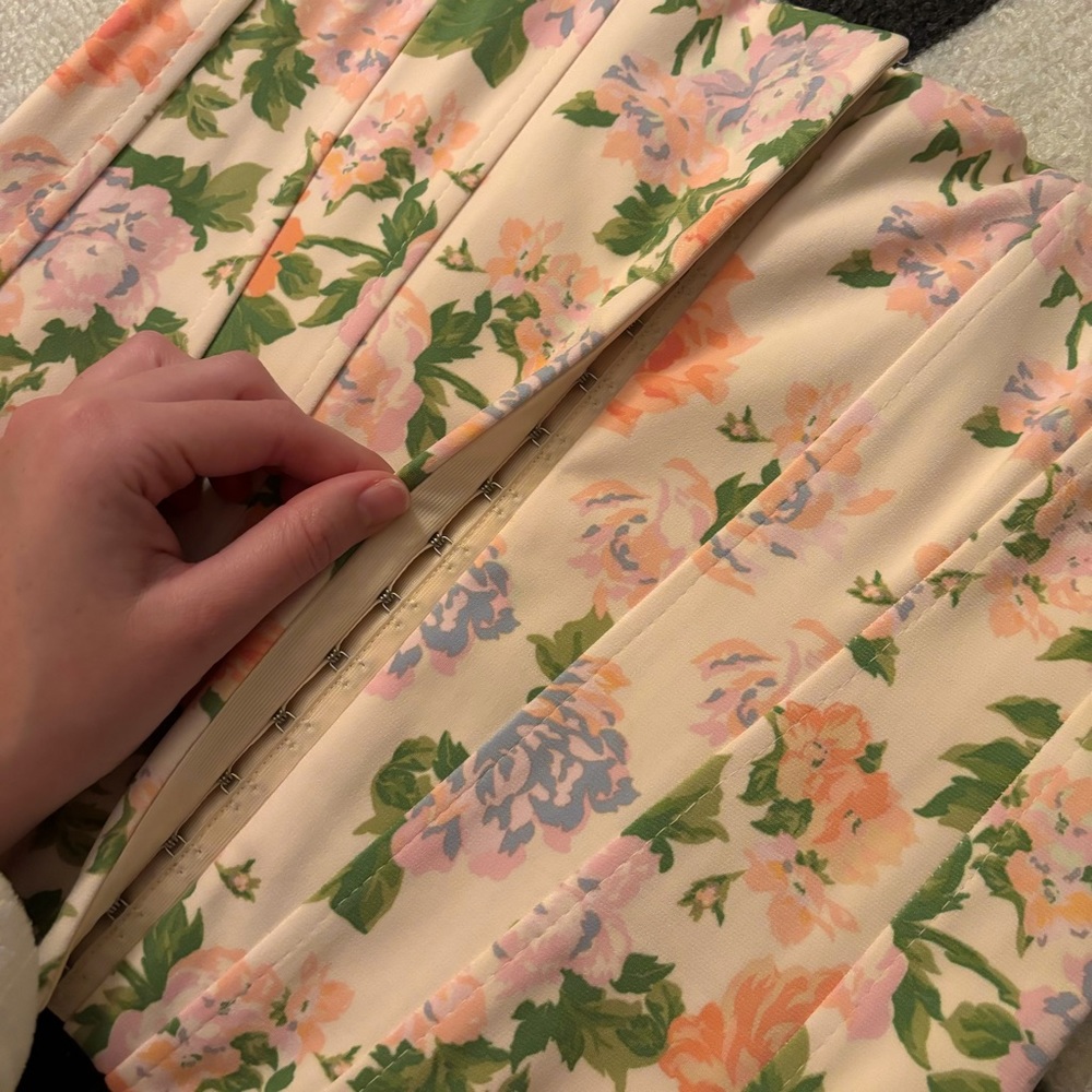 zara floral corset - Picture 6 of 8